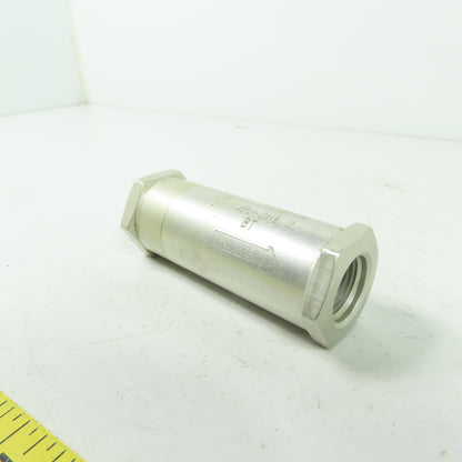 Parker 493-8D1-2 Free Flow Republic Check Valve