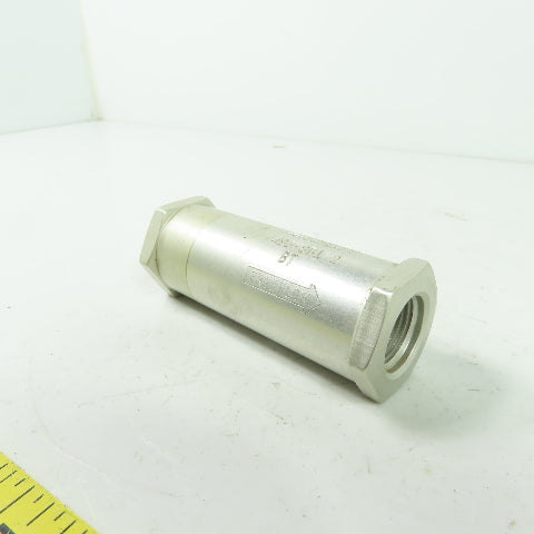 Parker 493-8D1-2 Free Flow Republic Check Valve