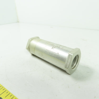 Parker 493-8D1-2 Free Flow Republic Check Valve