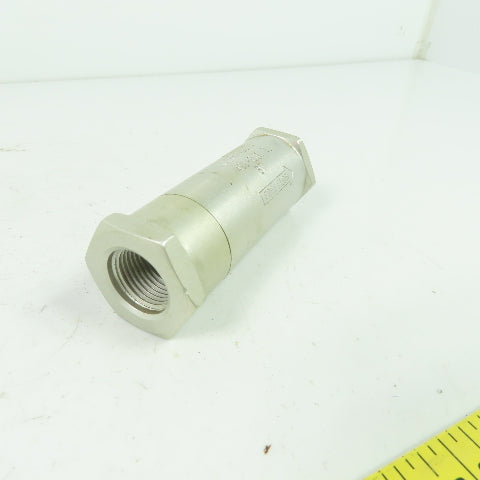 Parker 493-8D1-2 Free Flow Republic Check Valve