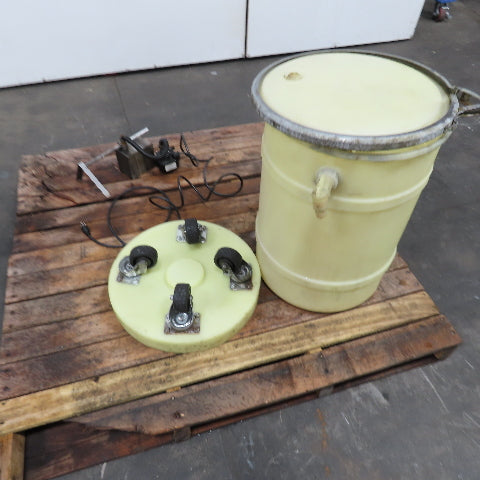 Mobile 60 Liter Nylon Biomedia Biological Filtration Unit 115V Pump