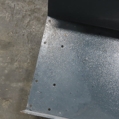 1/2Hp 208 50/60Hz Chip Conveyor Trash Screw Auger Trough 16FPM 76" x 16" Intake