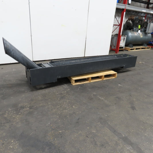 1/2Hp 208 50/60Hz Chip Conveyor Trash Screw Auger Trough 16FPM 76" x 16" Intake