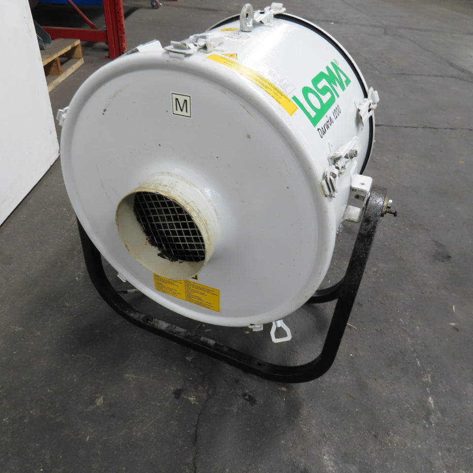 Losma D 1200 Darwin 208-220/480V 3Ph Oily Smoke Mist Filter Centrifugal Fan