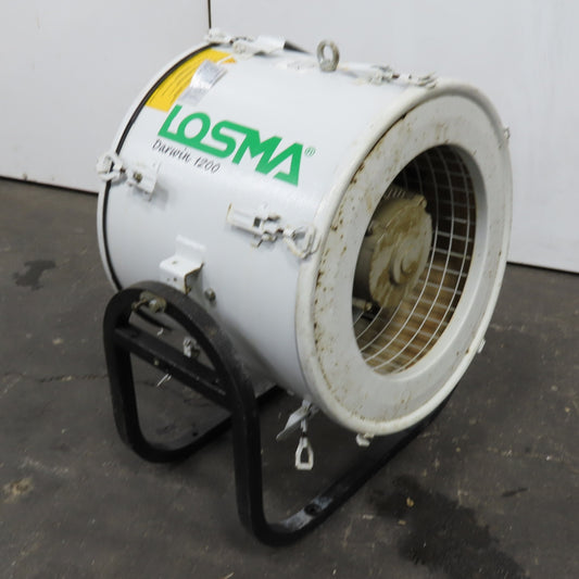 Losma D 1200 Darwin 208-220/480V 3Ph Oily Smoke Mist Filter Centrifugal Fan