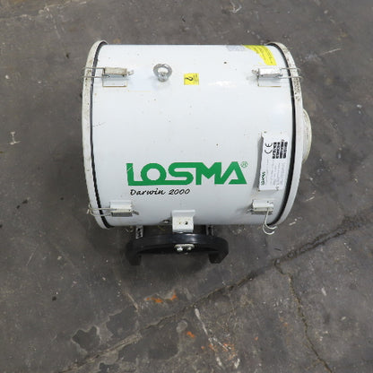 Losma D 2000 Darwin 208-220/480V 3Ph Oily Smoke Mist Filter Centrifugal Fan
