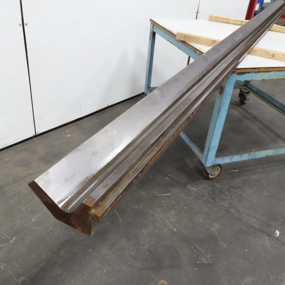 V-Forming Press Brake Gooseneck Punch 6" Tall 90° W/ 1/2" Tang 12' Long