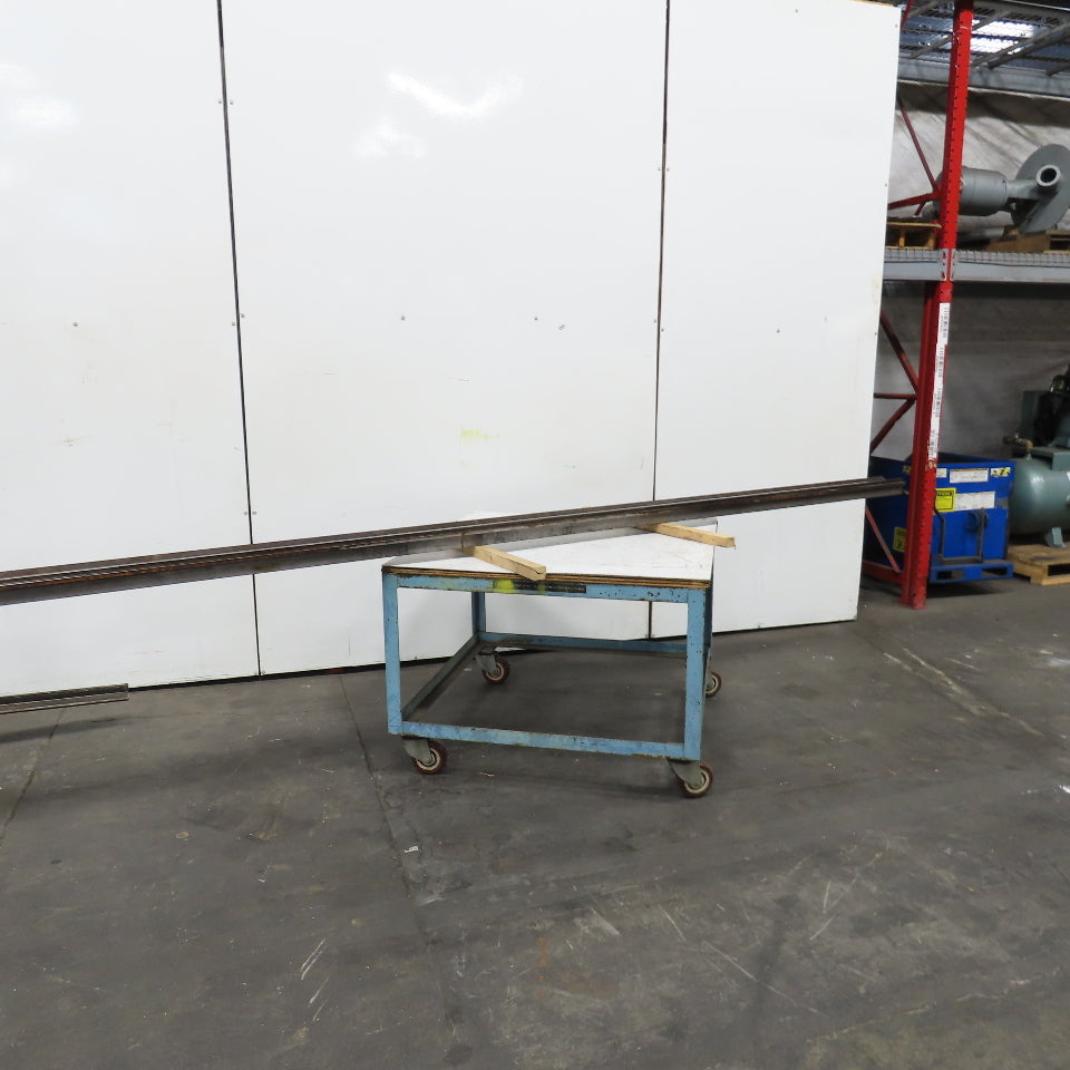 V-Forming Press Brake Gooseneck Punch 6" Tall 90° W/ 1/2" Tang 12' Long