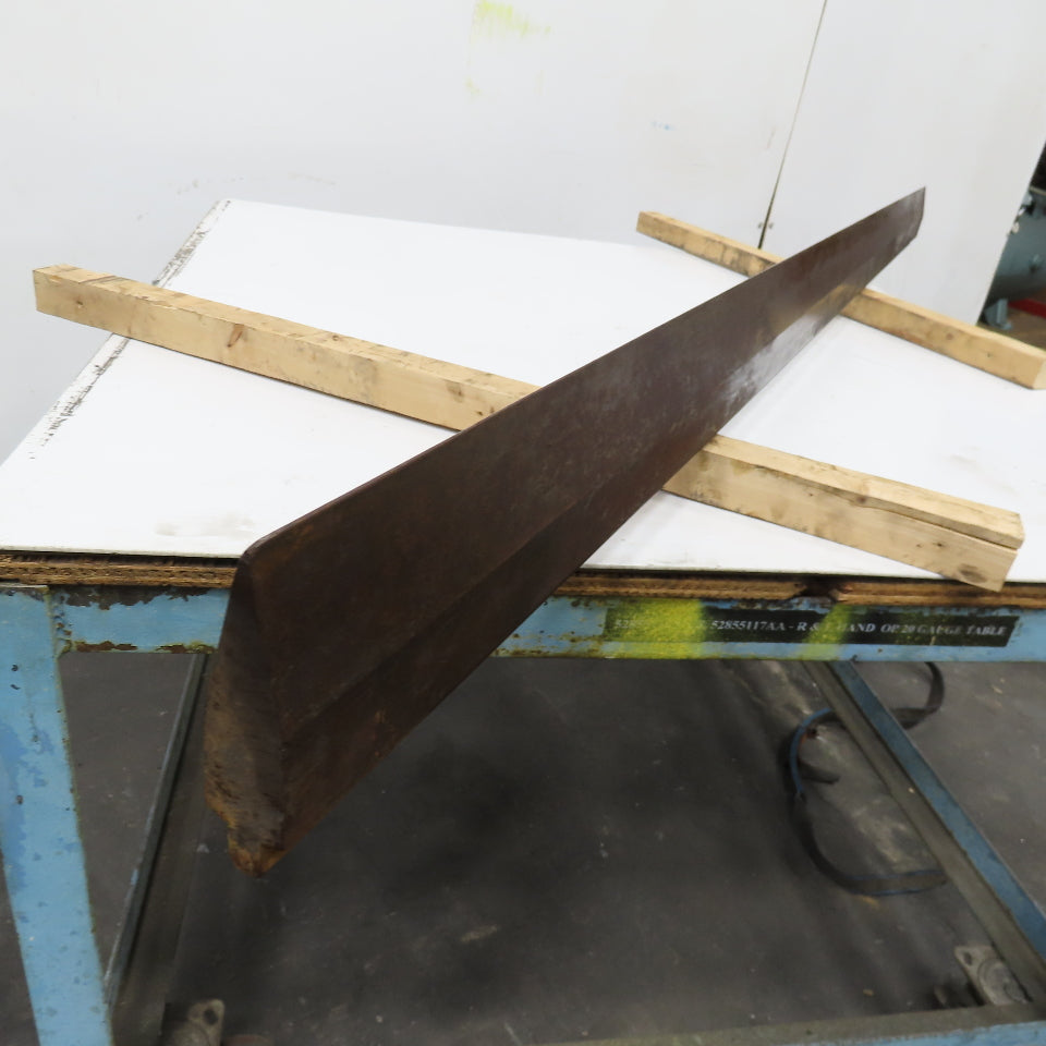 30° V-Forming Sheet Metal Press Brake Straight Punch 1" W x 72" Long