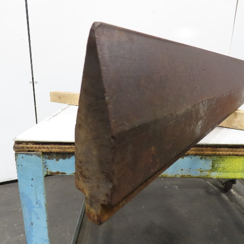 30° V-Forming Sheet Metal Press Brake Straight Punch 1" W x 72" Long