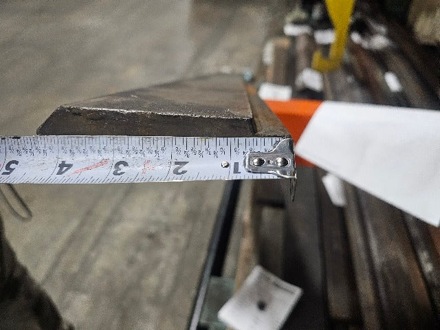 90° V-Forming Sheet Metal Press Brake Straight Punch 1" W x 102" Long