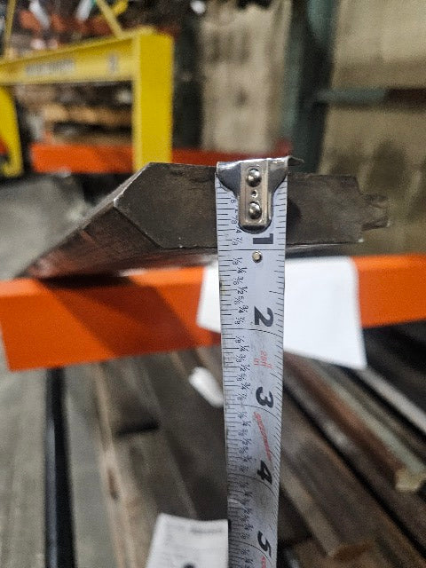 90° V-Forming Sheet Metal Press Brake Straight Punch 1" W x 102" Long