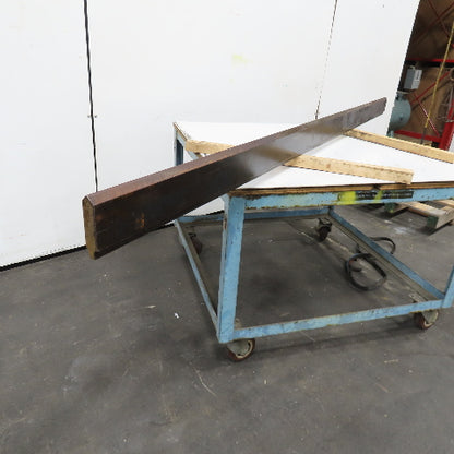 90° V-Forming Sheet Metal Press Brake Straight Punch 1" W x 102" Long