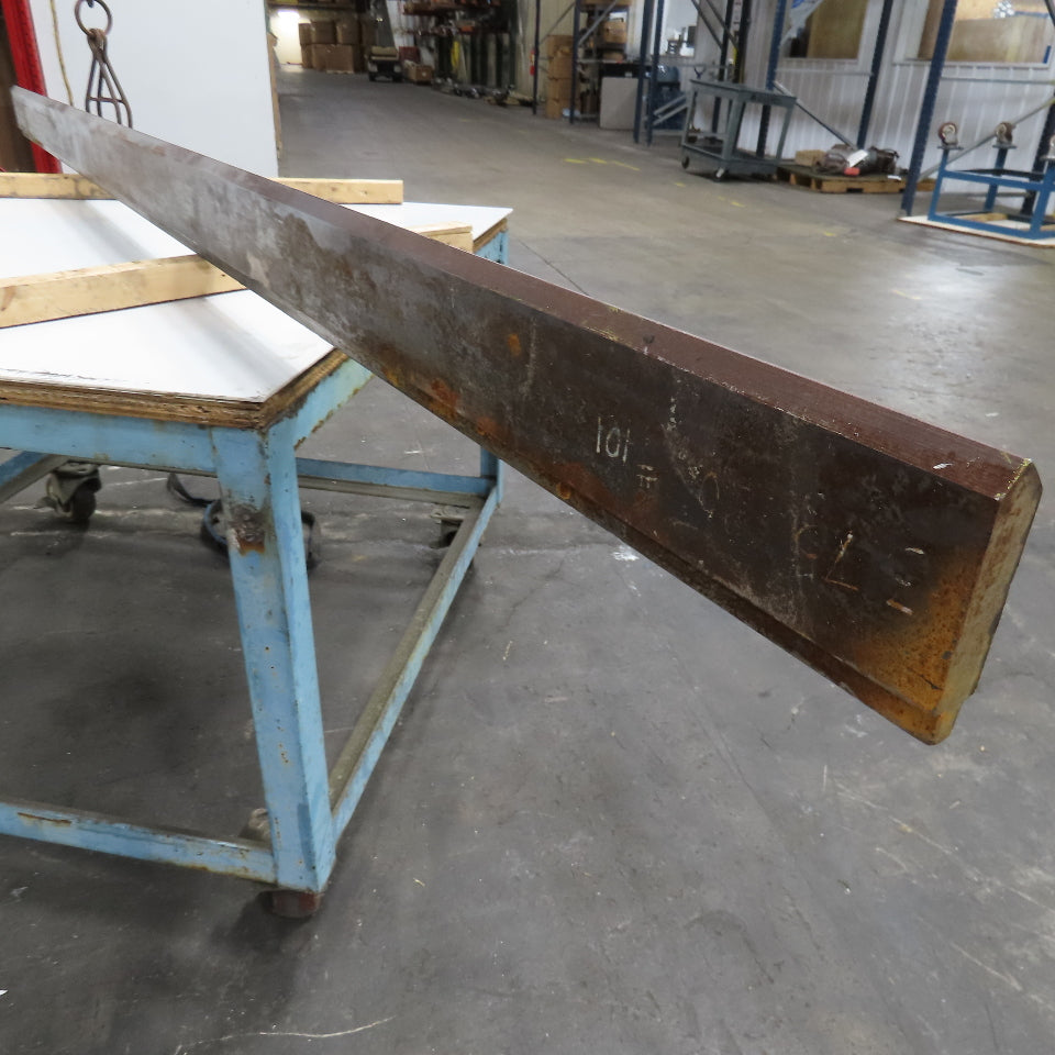 90° V-Forming Sheet Metal Press Brake Straight Punch 1" W x 102" Long