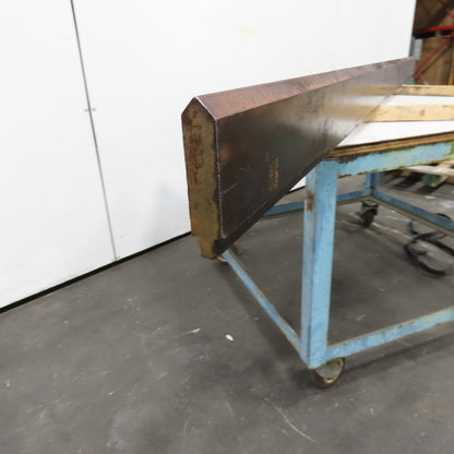 90° V-Forming Sheet Metal Press Brake Straight Punch 1" W x 102" Long