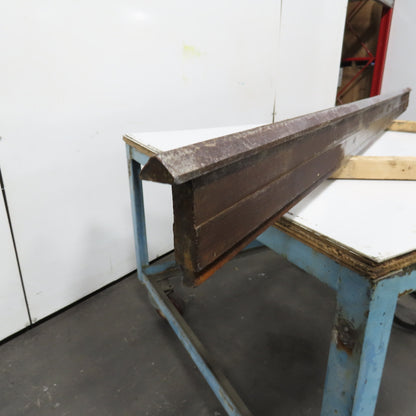 90° V-Forming Sheet Metal Press Brake Straight Punch 3/4" W x 75" Long