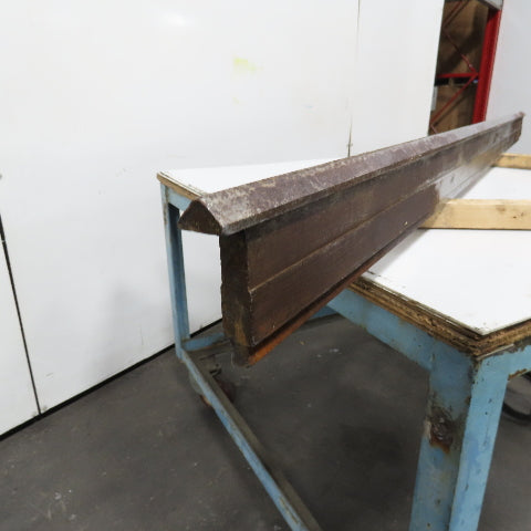 90° V-Forming Sheet Metal Press Brake Straight Punch 3/4" W x 75" Long