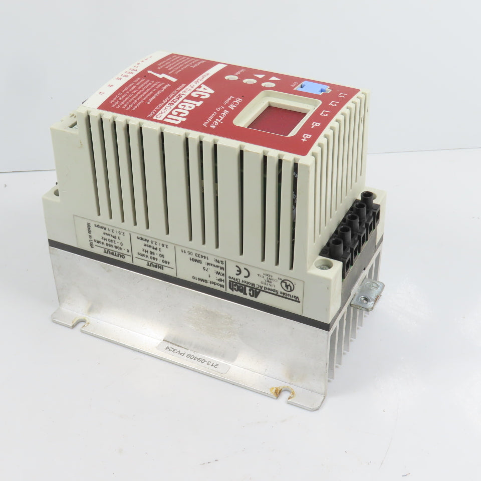 Lenze SM410 SMC AC Tech 1HP 0.75kW Variable Speed Motor Drive 0-400/460V 3PH