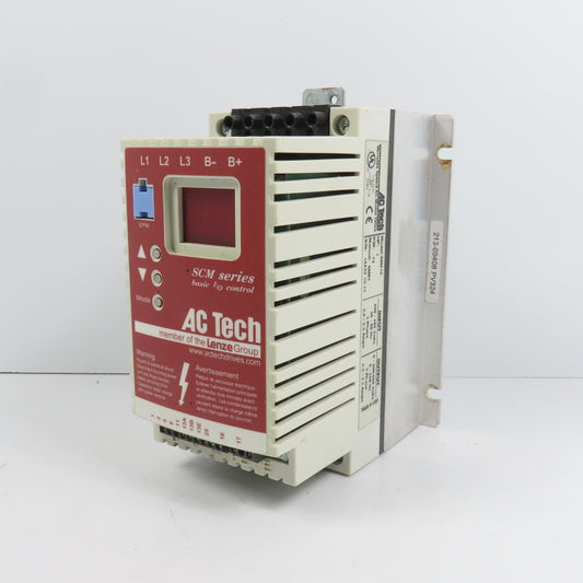 Lenze SM410 SMC AC Tech 1HP 0.75kW Variable Speed Motor Drive 0-400/460V 3PH