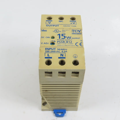 Idec PS5R-B12 15W 12VDC 1.2A Power Supply 100-240VAC Input