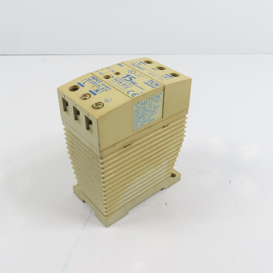 Idec PS5R-B12 15W 12VDC 1.2A Power Supply 100-240VAC Input