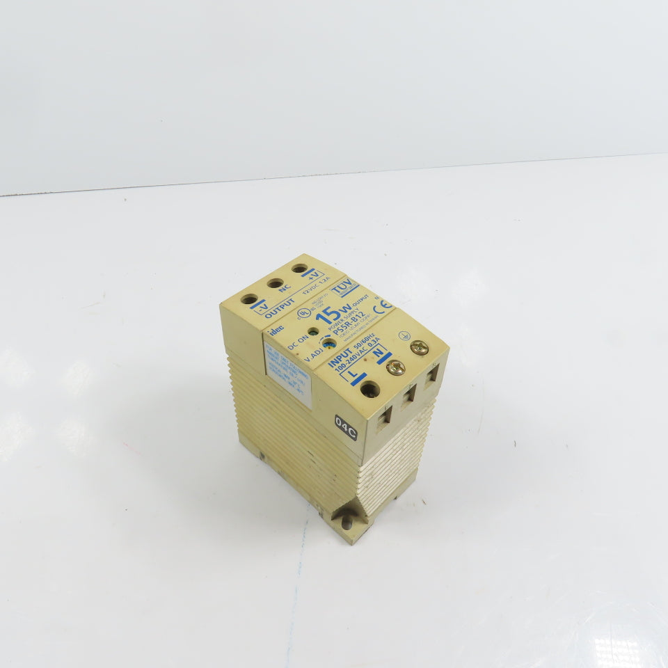 Idec PS5R-B12 15W 12VDC 1.2A Power Supply 100-240VAC Input