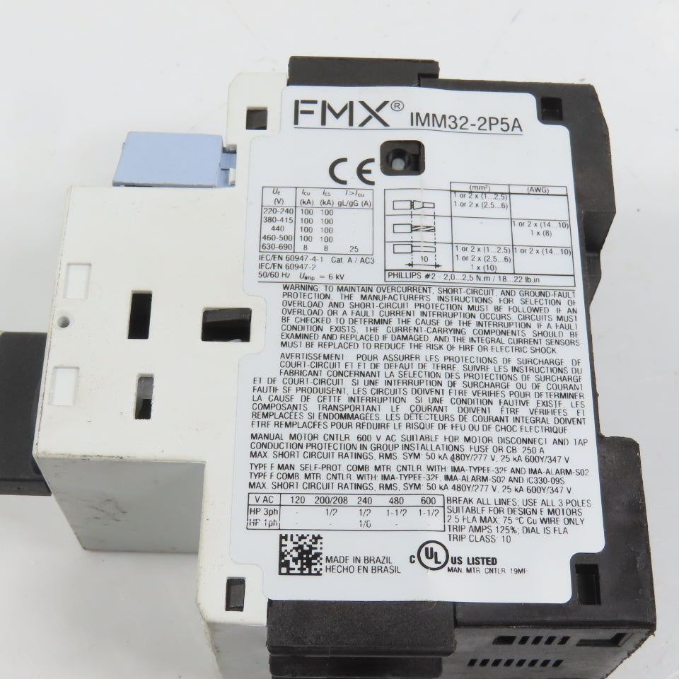 FMX IMM32-2P5A Motor Starter Protector 1.6-2.5A