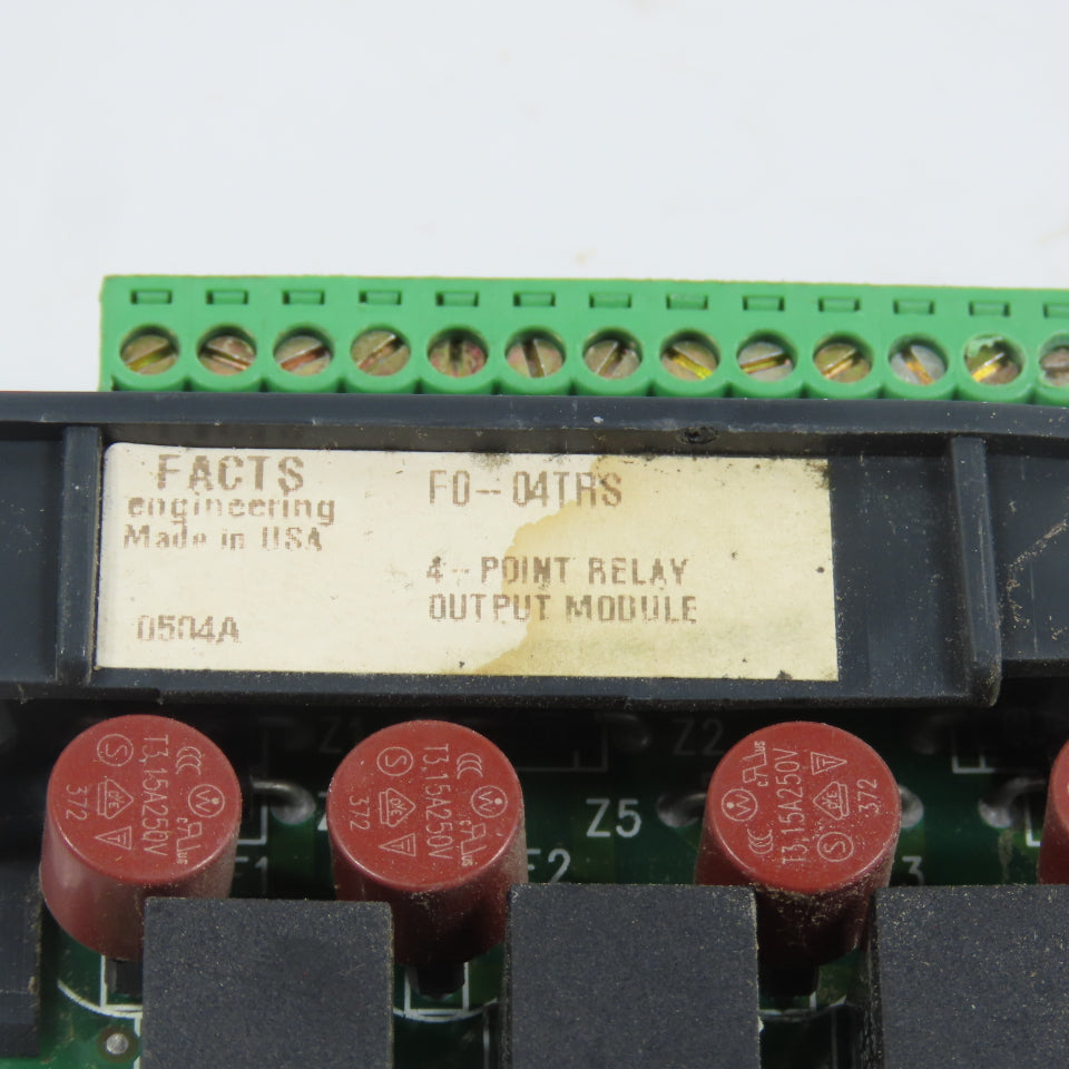 Facts Automation Direct F0-04TRS 4-Point Relay Output Module – Bullseye ...