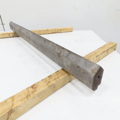 90° V-Forming Sheet Metal Press Brake Punch 1"W x 3" Tall 36" OAL 1/2" Tang