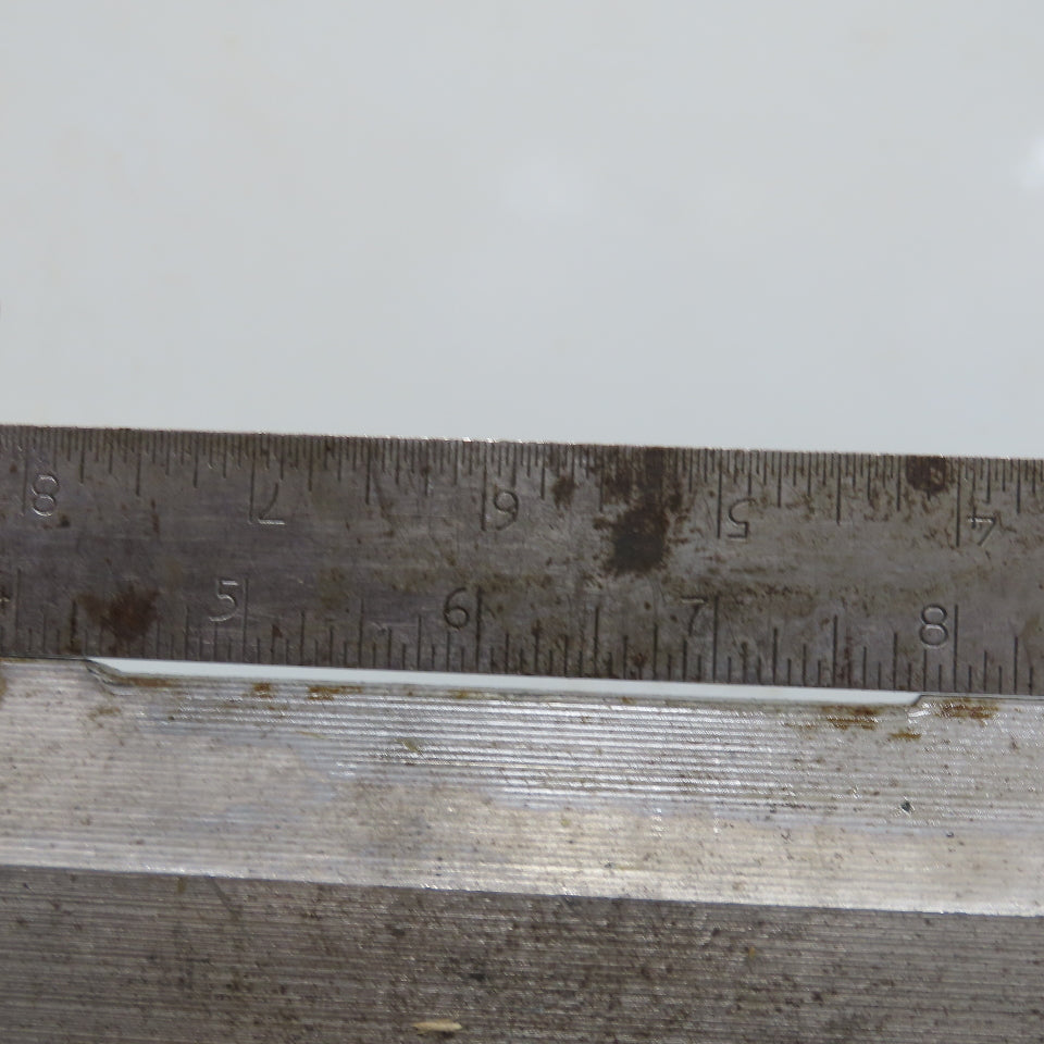 90° V-Forming Sheet Metal Press Brake Punch 1"W x 3" Tall 36" OAL 1/2" Tang
