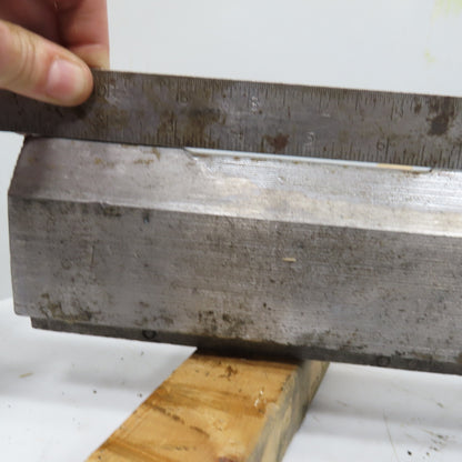 90° V-Forming Sheet Metal Press Brake Punch 1"W x 3" Tall 36" OAL 1/2" Tang