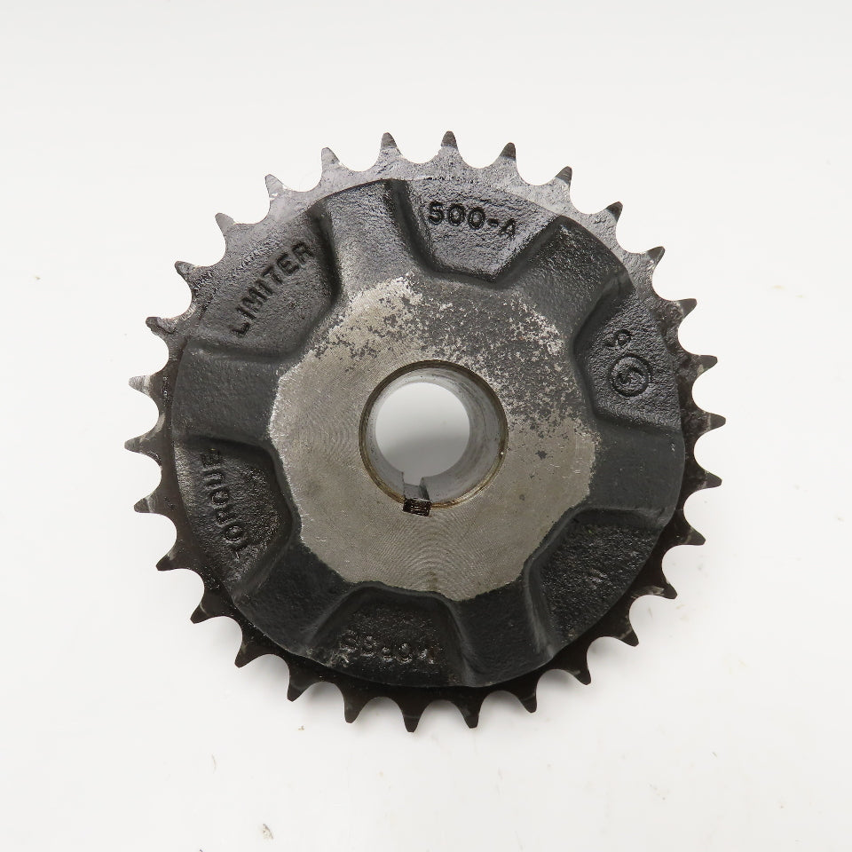 Morse 500-A Torque Limiter #50 Single Strand Roller Chain Sprocket 1-1/4" Bore