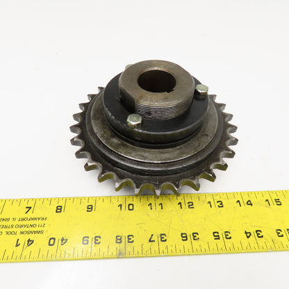 Morse 500-A Torque Limiter #50 Single Strand Roller Chain Sprocket 1-1/4" Bore