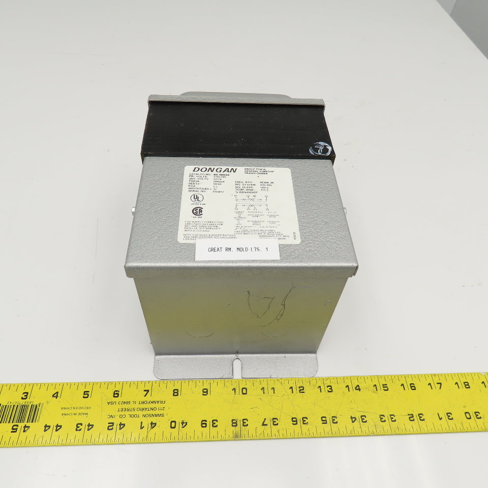 Dongan 80-M040 120 x 240V 1.5kVa 12/24V Sec 1Ph Transformer