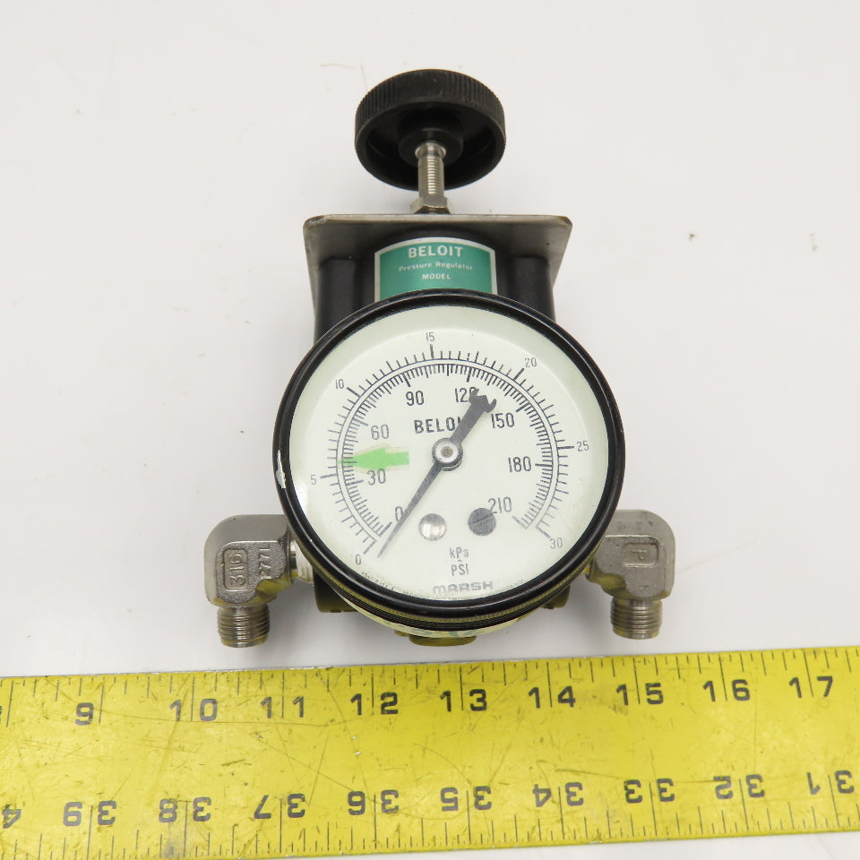 Beloit MC2-75-39A 3/8" Compressed Air Pressure Regulator 250PSI Max