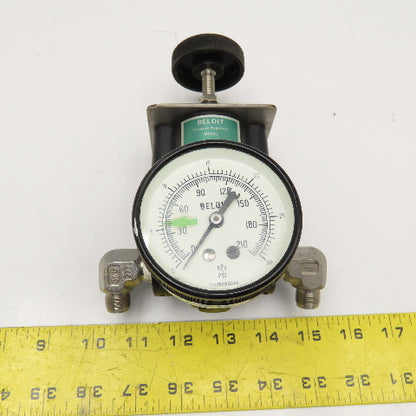 Beloit MC2-75-39A 3/8" Compressed Air Pressure Regulator 250PSI Max
