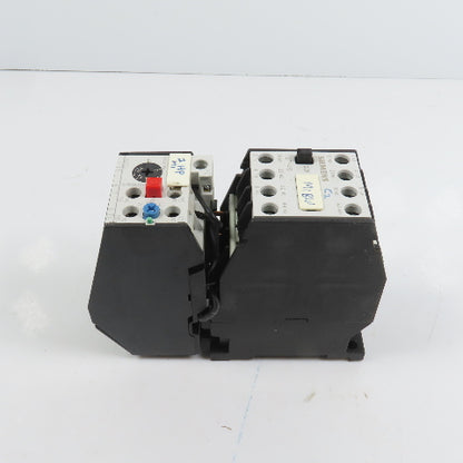 Siemens 3TF4022-0A 7.5HP 20A Contactor 120V Coil W/ 3UA50 00-1F Overload 3.2-5A