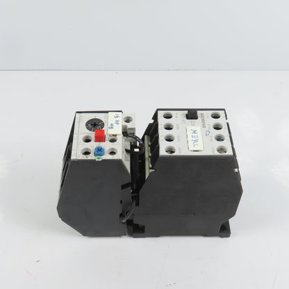 Siemens 3TF4022-0A 7.5HP 20A Contactor 120V Coil W/ 3UA50 00-1E Overload 2.5-4A