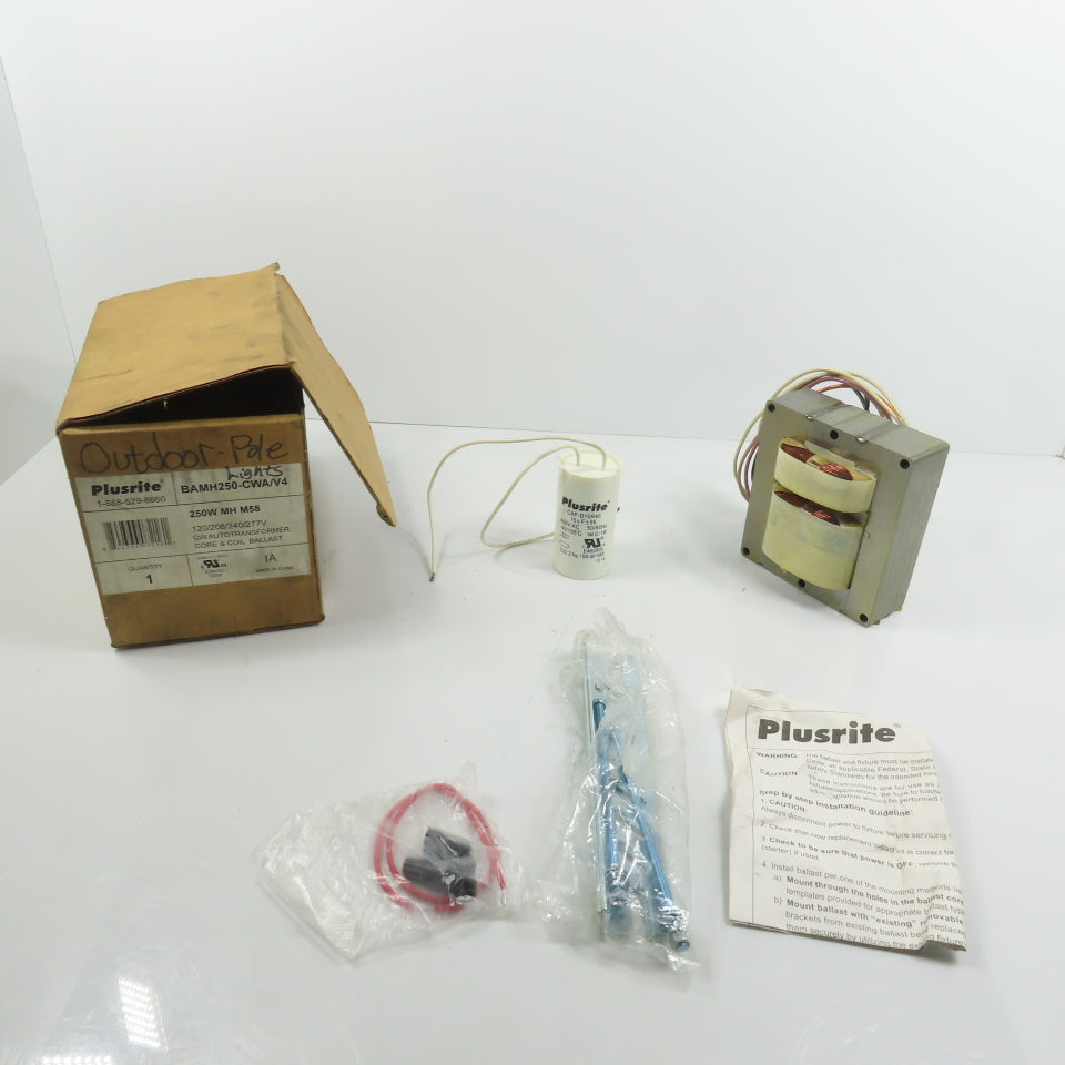 Plusrite BAMH250-CWA/V4 250W CW Autotransformer Core & Ballast 120/280/240/277V