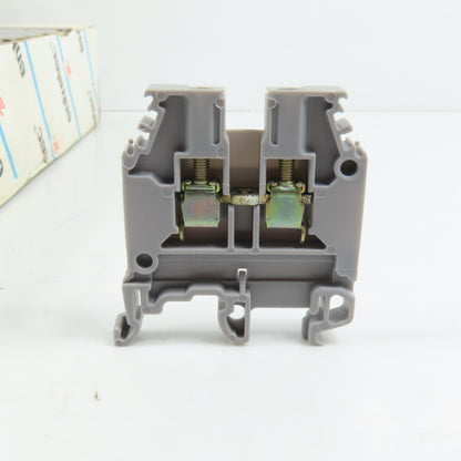 Entrelec 0115 116 07 M4/6-5116 M 4/6 Feed Thru Grey Terminal Blocks Box Of 50