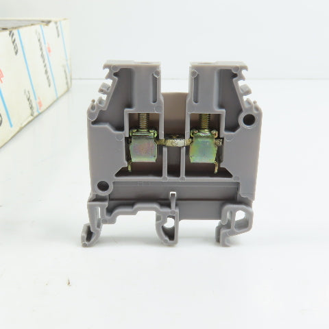 Entrelec 0115 116 07 M4/6-5116 M 4/6 Feed Thru Grey Terminal Blocks Box Of 50
