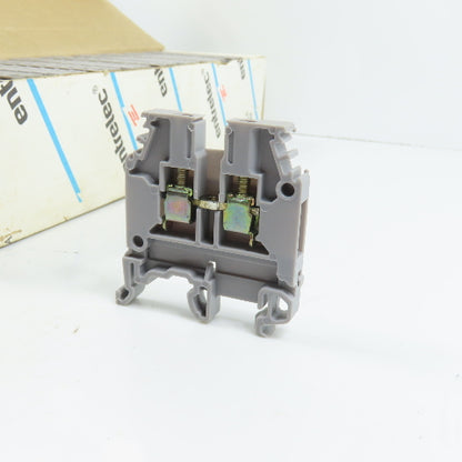 Entrelec 0115 116 07 M4/6-5116 M 4/6 Feed Thru Grey Terminal Blocks Box Of 50