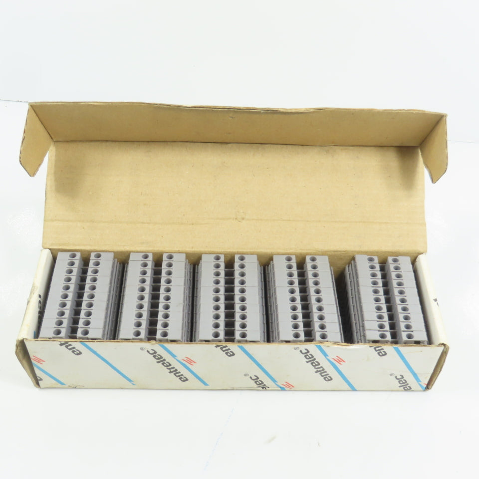 Entrelec 0115 116 07 M4/6-5116 M 4/6 Feed Thru Grey Terminal Blocks Box Of 50