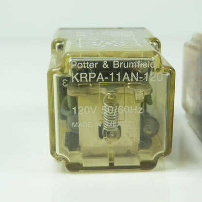 Potter Brunfield KRPA-11AN-120 120V 50/60Hz Relay Lot Of 7