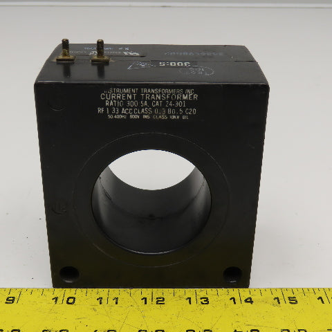Westinghouse 3486C98H03 Current Transformer 300:5A Ratio 50-400Hz 600V 10kV