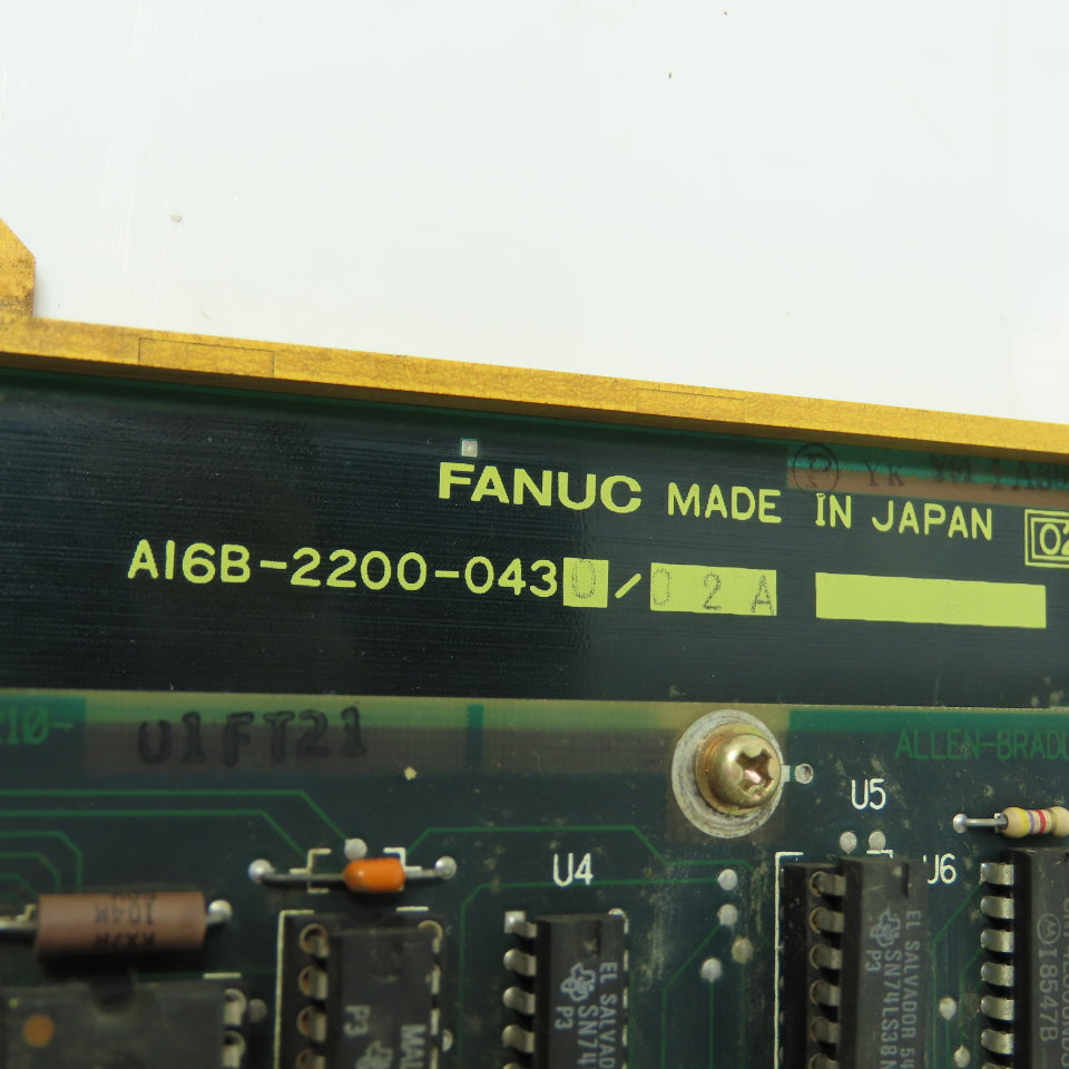 Fanuc A16B-2200-0430/02A Remote I/O Interface Circuit Board