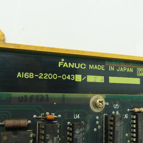 Fanuc A16B-2200-0430/02A Remote I/O Interface Circuit Board