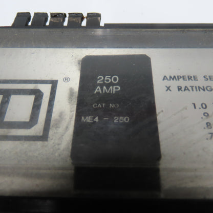 Squae D ME4-250 3-Pole 250 Amp Rating Circuit Breaker