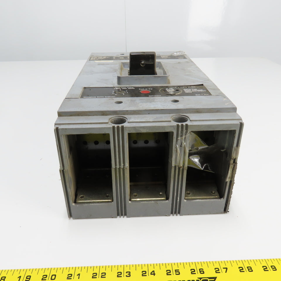 Westinghouse HNC31200FM 3-Pole 1200A Max Circuit Breaker 600VAC