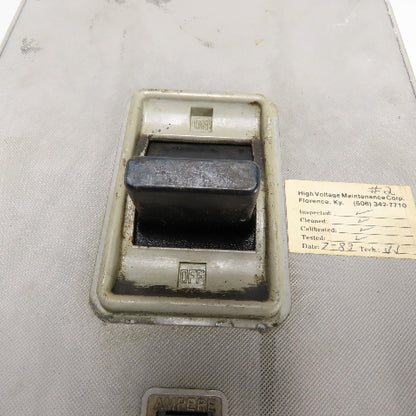 Westinghouse HK3225F Mark 75 3-Pole 225A Max Circuit Breaker 600VAC